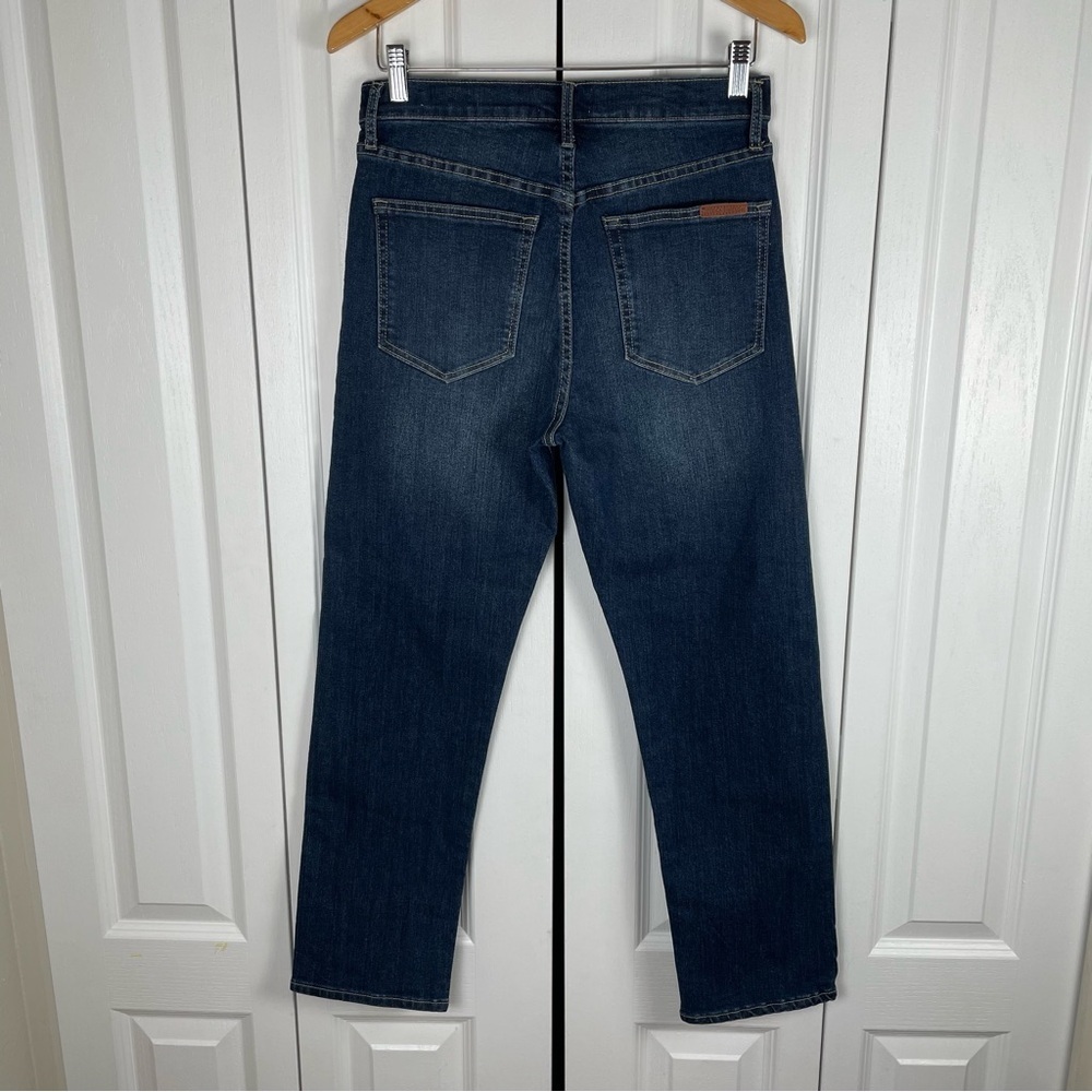 Jessica Simpson Harmony High Rise Slim Straight Jeans Women’s 28 Blue Dark Wash - Picture 6 of 16